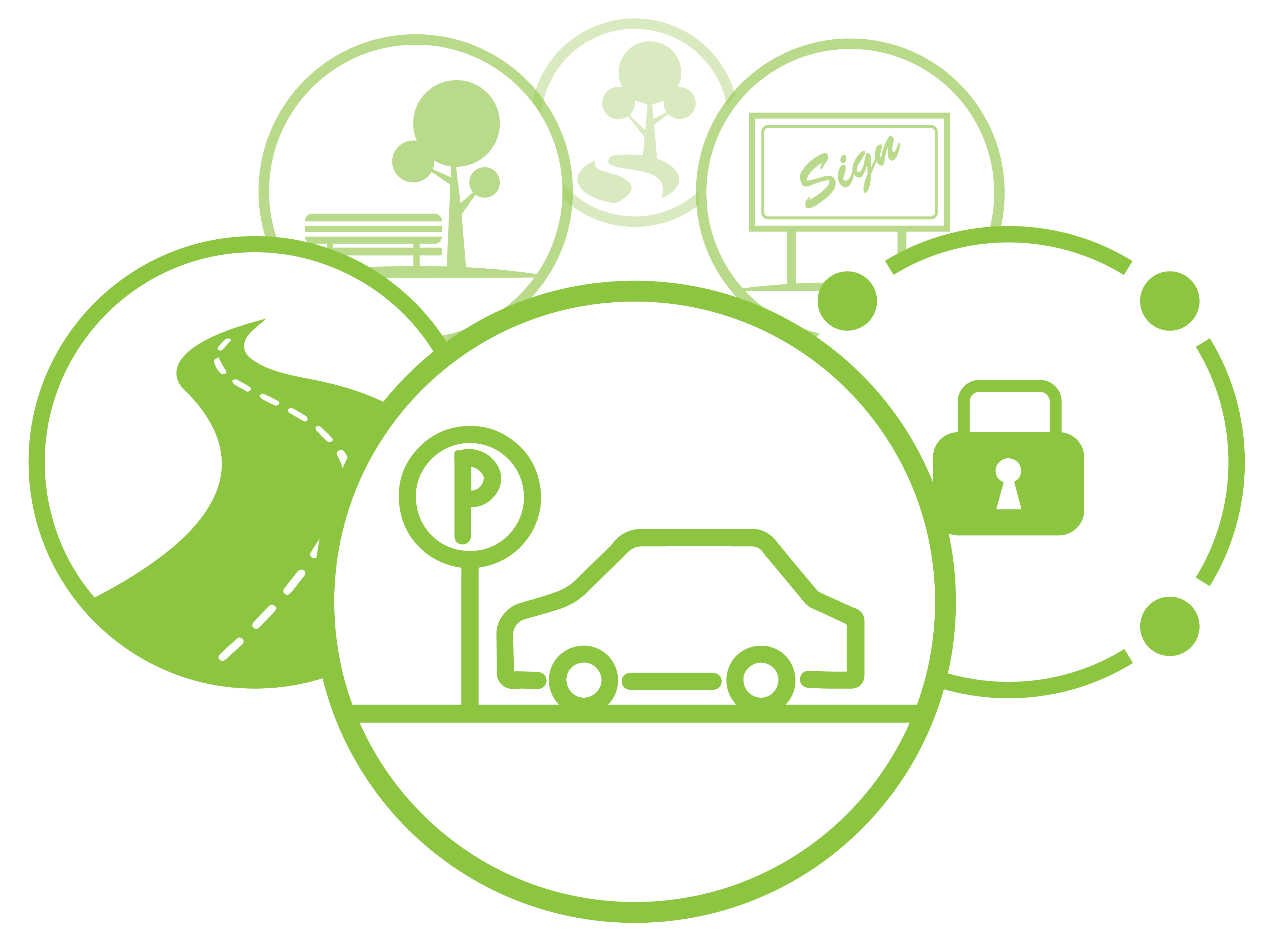 solar lighting applications icon